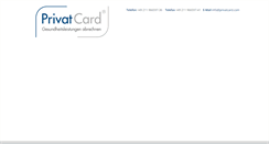 Desktop Screenshot of privatcard.com